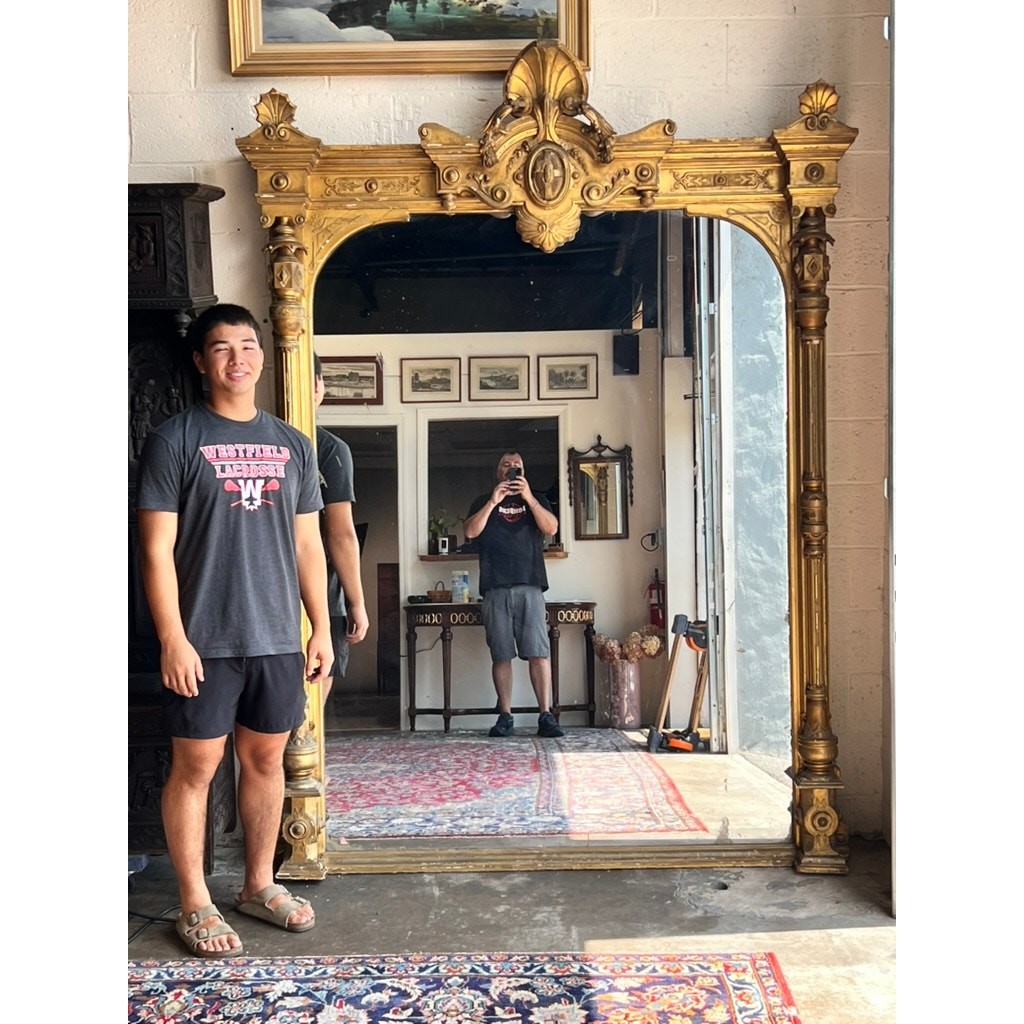 Exceptional Monumental Victorian Renaissance Revival Pier Mirror, Circa 1870 Exceptional Monumental Victorian Renaissance Revival Pier Mirror, Circa 1870