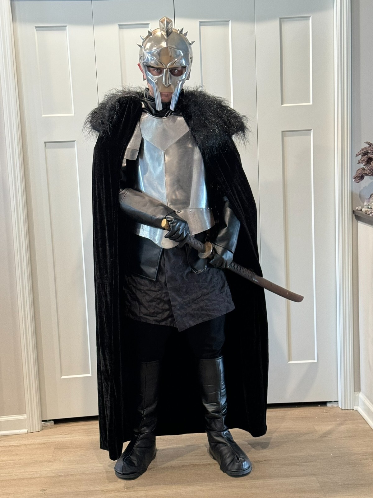 Full Medieval Costume with Authentic Handcrafted Armor and Sword Full Medieval Costume with Authentic Handcrafted Armor and Sword