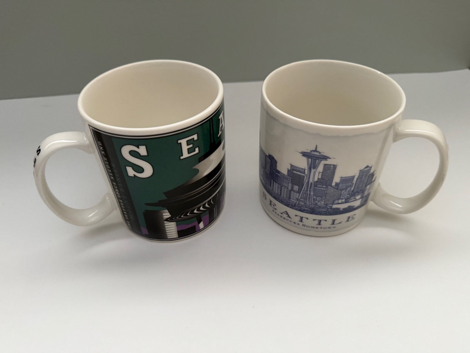 Rare HTF Starbucks Seattle Cup 2003 Version 1 City Scenes Mt Rainer Mistake Mug Rare HTF Starbucks Seattle Cup 2003 Version 1 City Scenes Mt Rainer Mistake Mug