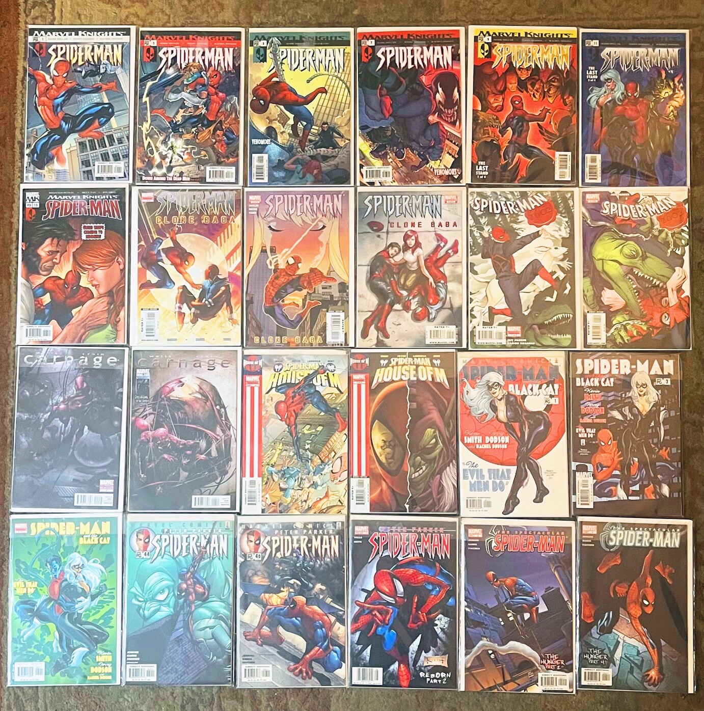 Spider Man Comic Book Collection: Single Issue and Graphic Novels