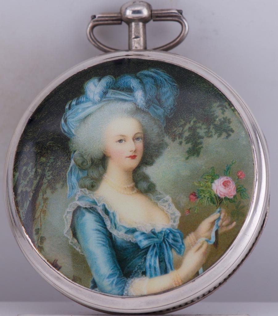 Antique 18thC French Royal Verge Fusee Calendar Pocket Watch -Marie Antoinette Antique 18thC French Royal Verge Fusee Calendar Pocket Watch -Marie Antoinette