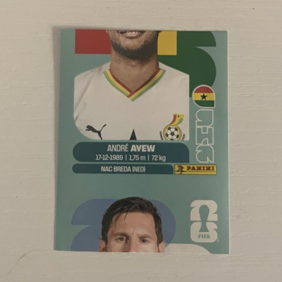 Panini FIFA World Cup 2026 Sticker Messi ARG17 Misprint / Miscut / Error