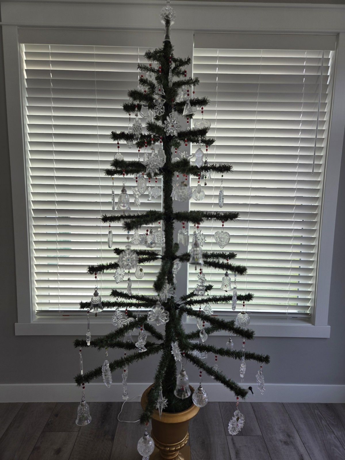 97 Waterford Crystal Ornaments With Display Tree.