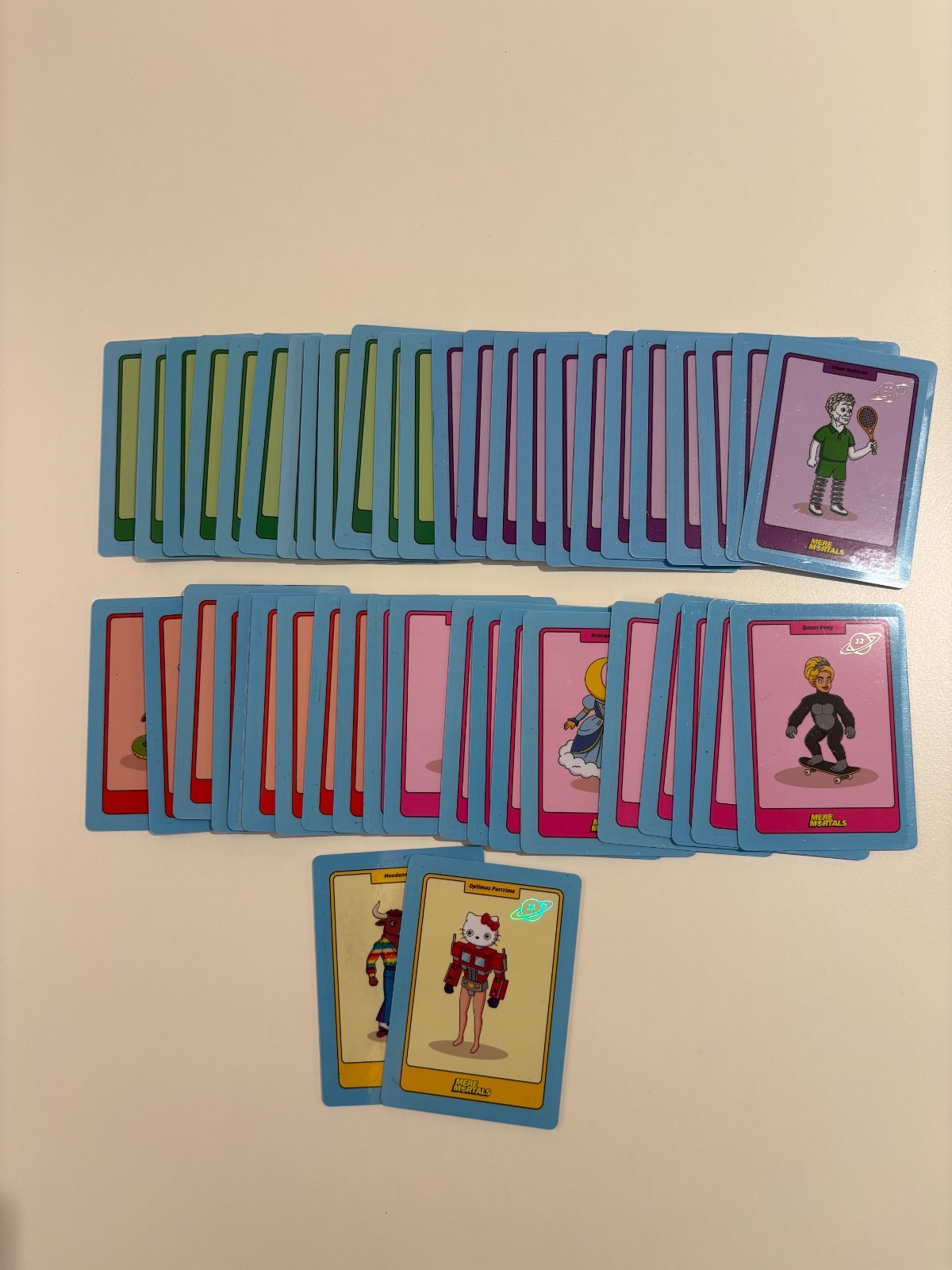 Cj Hendry Mere Mortals Trading Cards 46/52 + Manual, Coin, 2 Empty Booster Boxes