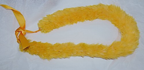 LEI HULU, O'O, ANCIENT HAWAIIAN, PROVENANCE, KAMEHAMEHA 2, 200 YEARS OLD