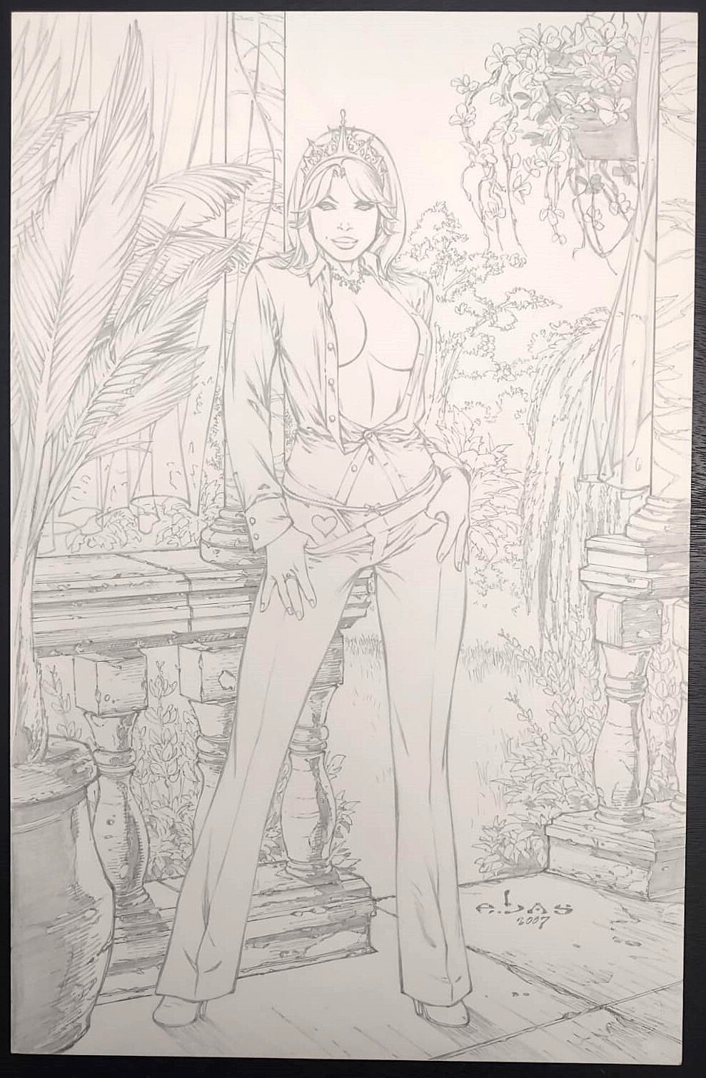 ERIC BASALDUA Original Cover Art- Grimm Fairy Tales Return to Wonderland #4 EBAS ERIC BASALDUA Original Cover Art- Grimm Fairy Tales Return to Wonderland #4 EBAS