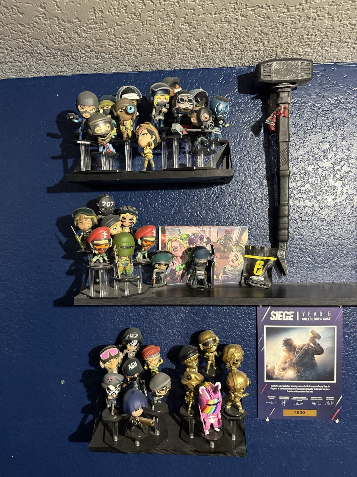 RARE Complete Set Chibi Rainbow Six Siege R6 Set Figures Series 1,2,3,4,5,6 RARE Complete Set Chibi Rainbow Six Siege R6 Set Figures Series 1,2,3,4,5,6