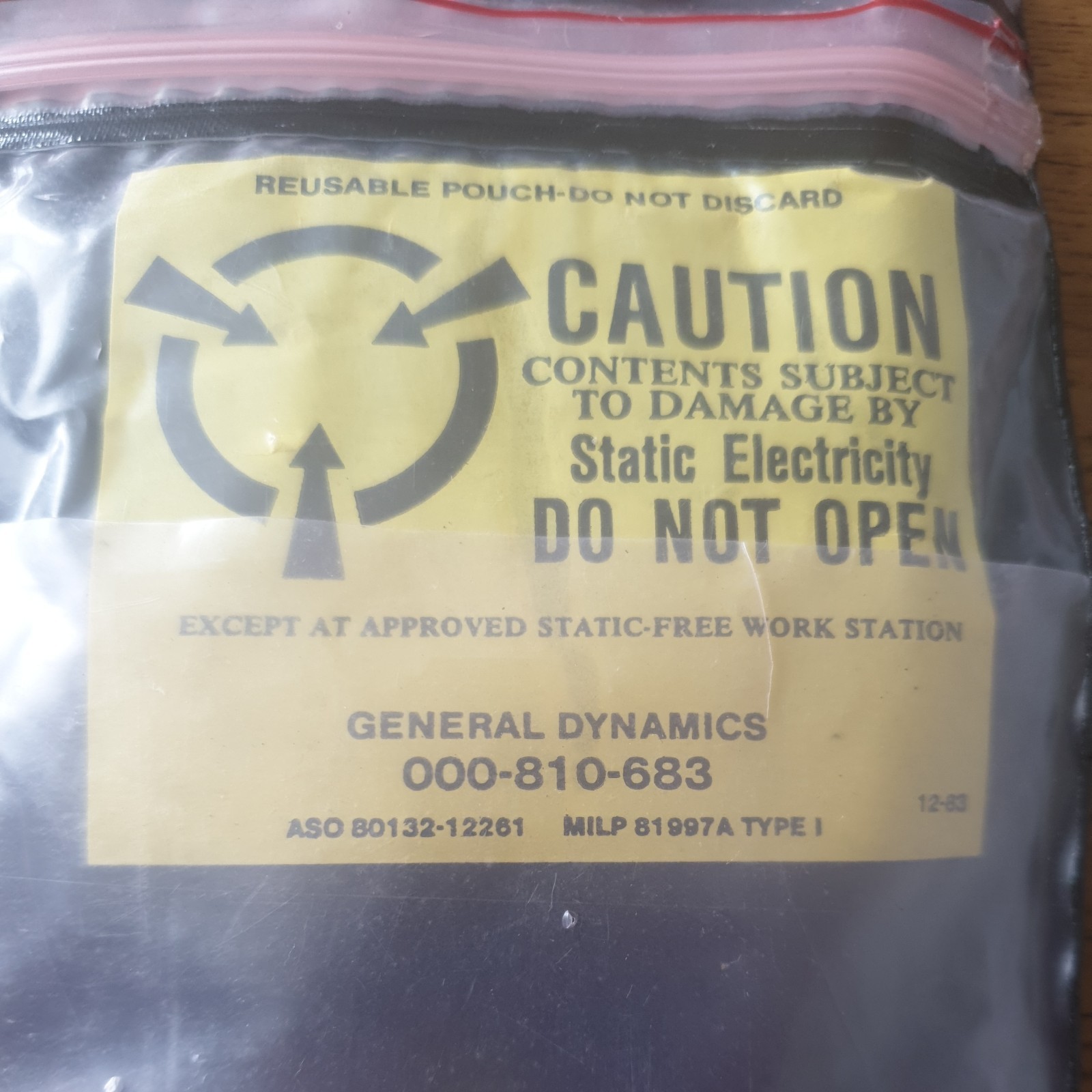 General Dynamics American Aerospace and Defence PCB Part sealed unopened Pouch General Dynamics American Aerospace and Defence PCB Part sealed unopened Pouch