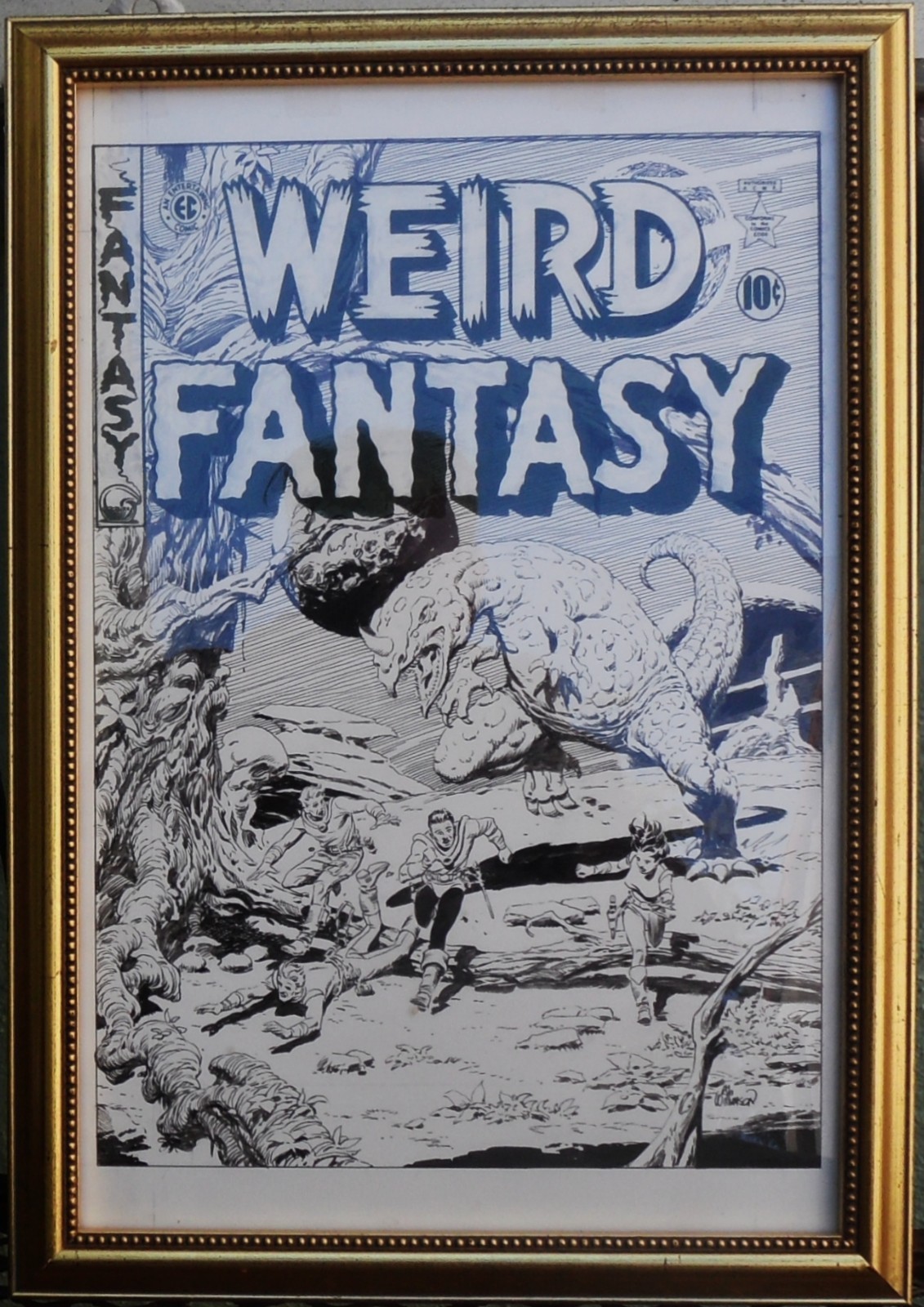 EC Original Art - Al Williamson - WEIRD FANTASY cover