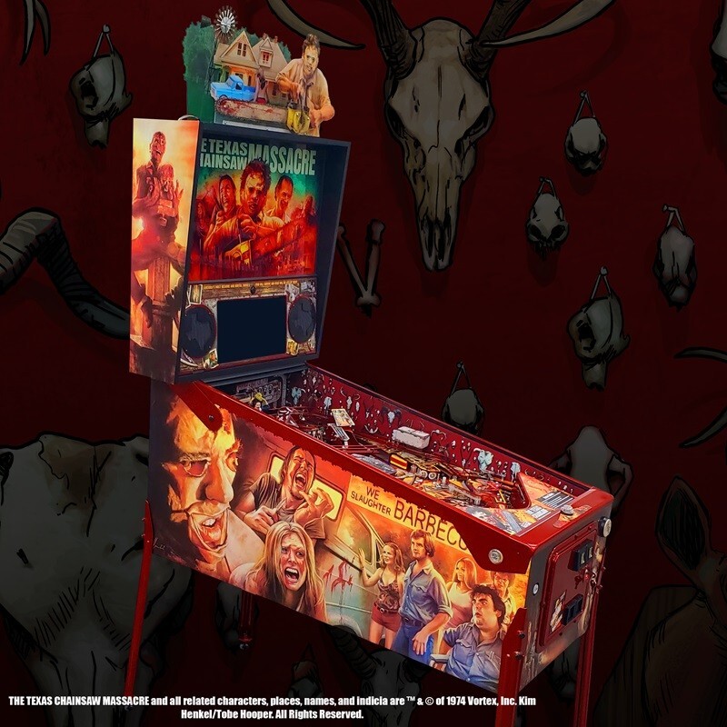 The Texas Chainsaw Massacre Collectors Edition Pinball Machine Spooky Pinball
