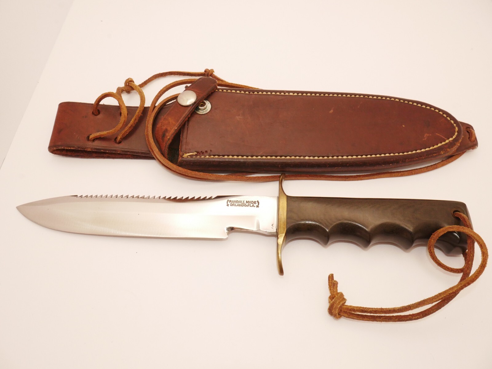 Ultra Rare Randall Divers Modell 16 Low S, Line Cutter, Saw Back, Lanyard Ultra Rare Randall Divers Modell 16 Low S, Line Cutter, Saw Back, Lanyard
