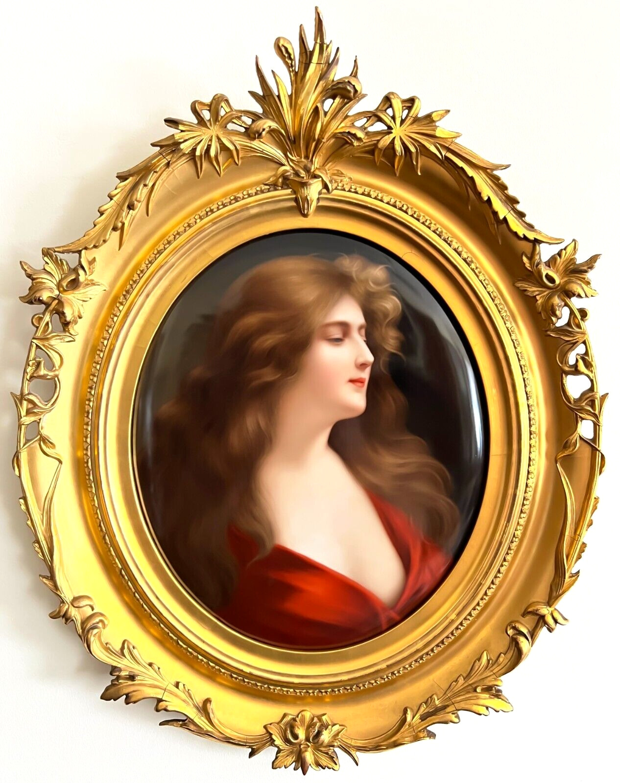 Magnificent Rare Monumental 19thC KPM Plaque 