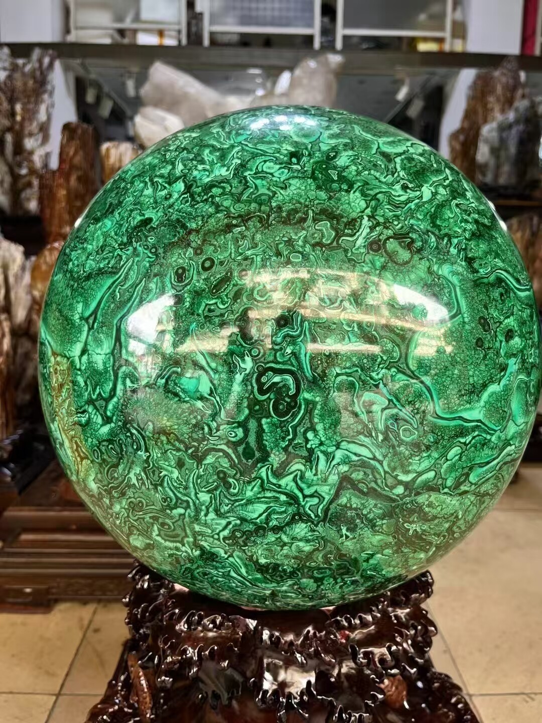 232LB high quality Healing Ball Natural Malachite Quartz Crystals Reiki Sphere 232LB high quality Healing Ball Natural Malachite Quartz Crystals Reiki Sphere