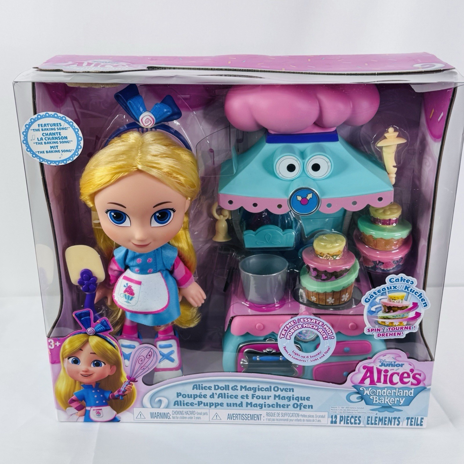 Disney Junior Alice's Wonderland Bakery 10-inch Alice & Magical Oven Doll Disney Junior Alice's Wonderland Bakery 10-inch Alice & Magical Oven Doll