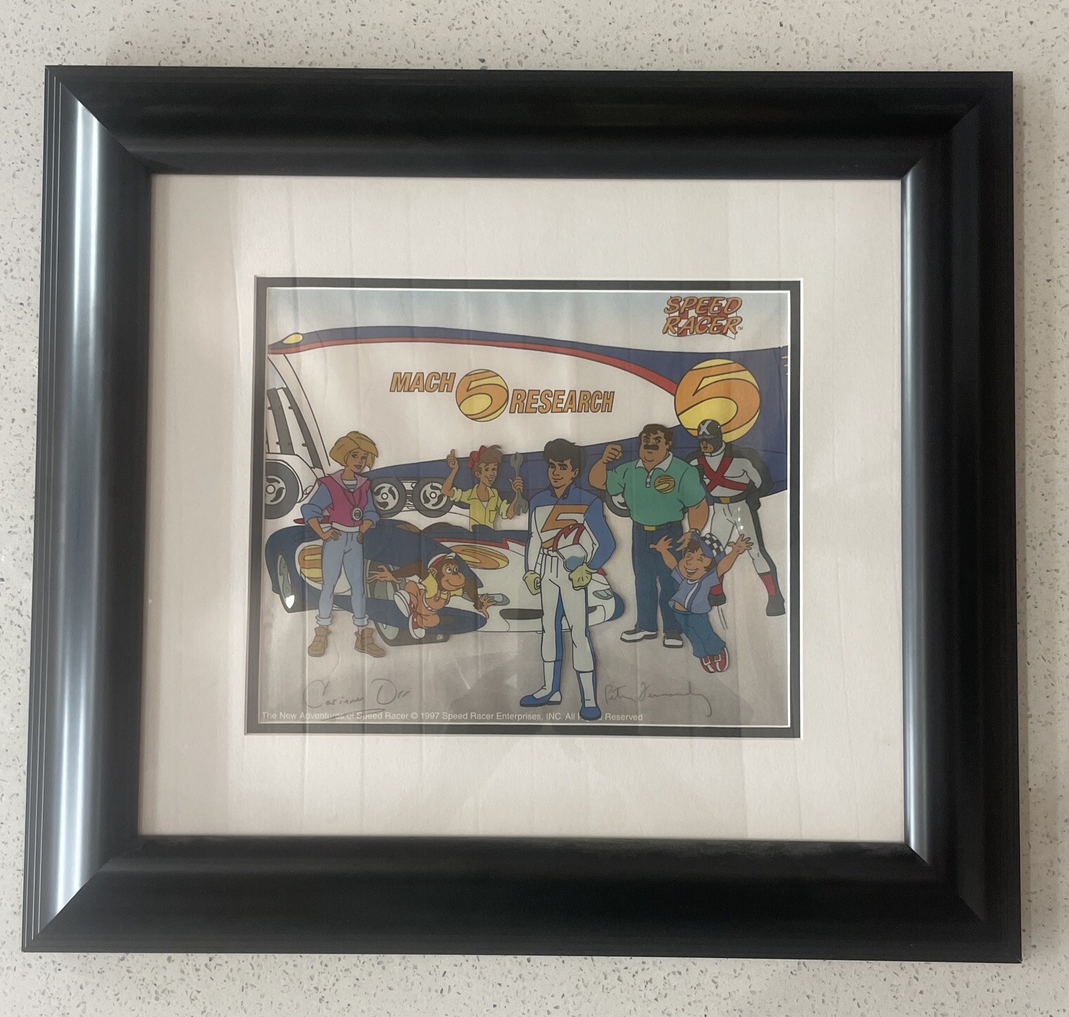 Speed Racer Limited Edition Signed Framed Cel Professionally Matted 3D Frame🚙💨 Speed Racer Limited Edition Signed Framed Cel Professionally Matted 3D Frame🚙💨