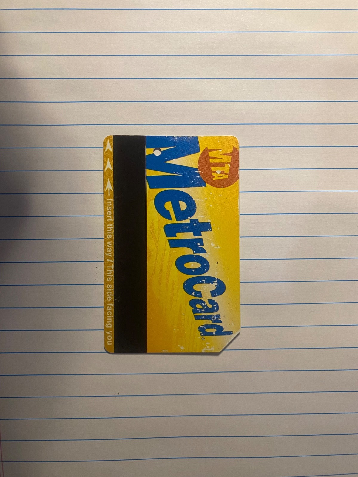 Authentic NYC/MTA Metro Card (Discontinued) Memorabilia