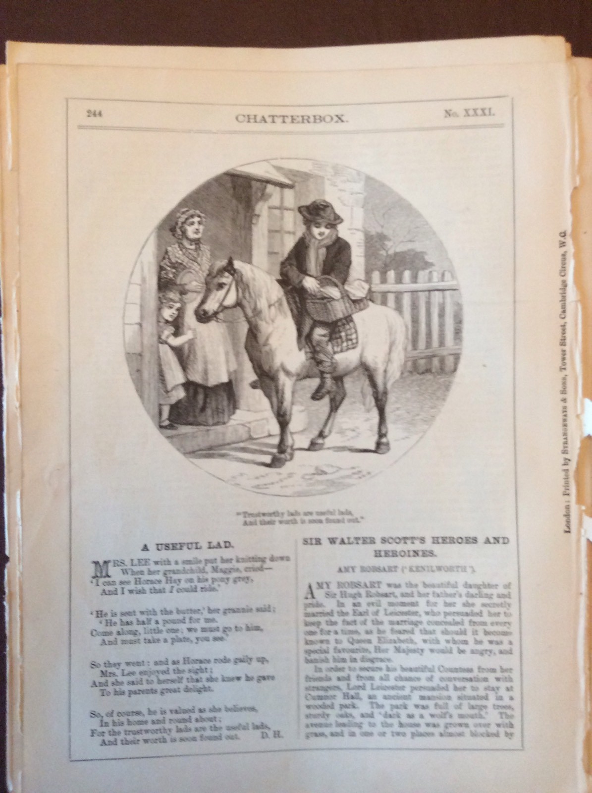 M62-3 Ephemera 1900 Book Picture Trustworthy Lads Are Useful Lads M62-3 Ephemera 1900 Book Picture Trustworthy Lads Are Useful Lads