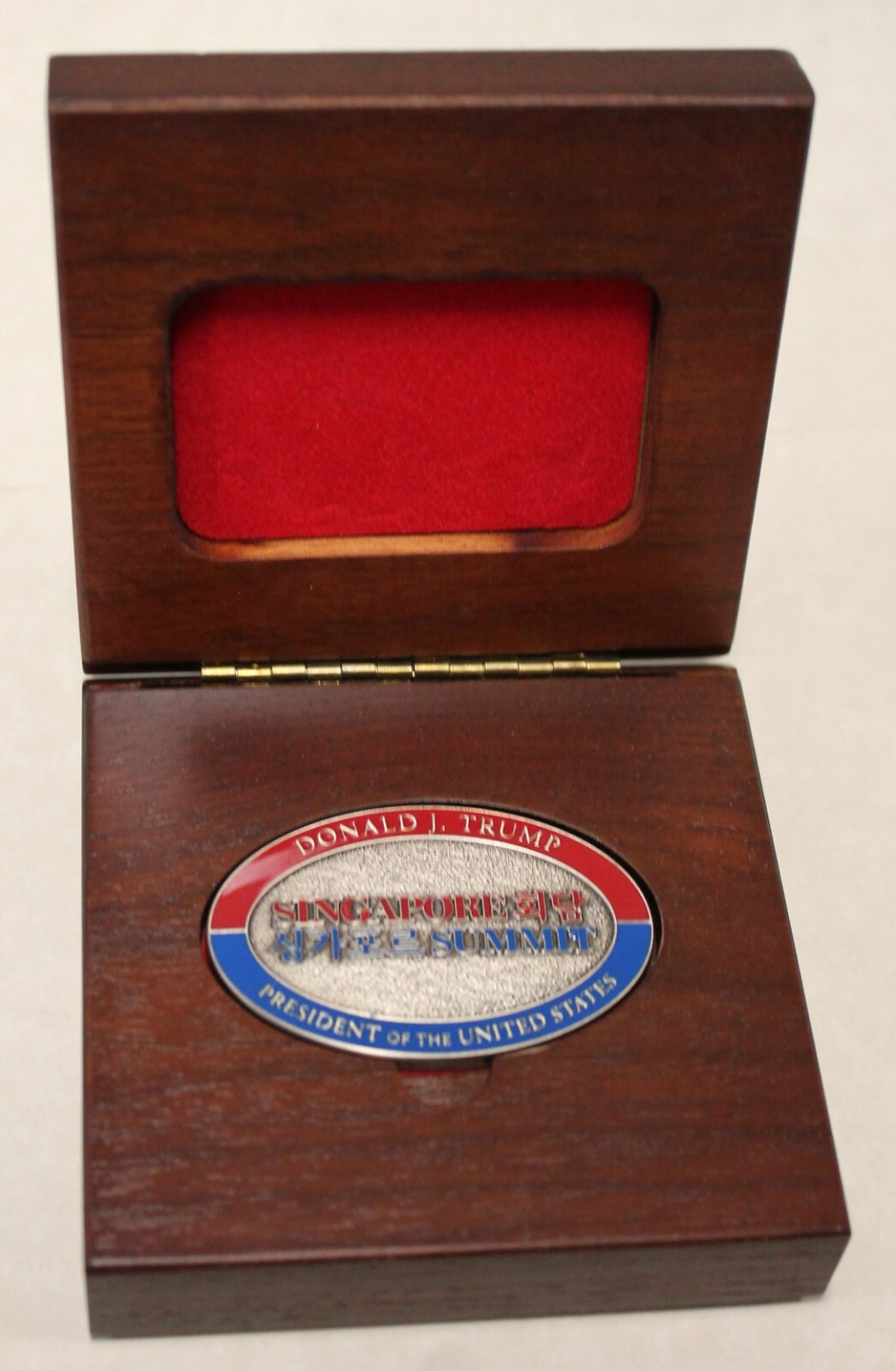 President Trump & Kim Jong Un Nuclear Talks US/North Korea Summit Challenge Coin