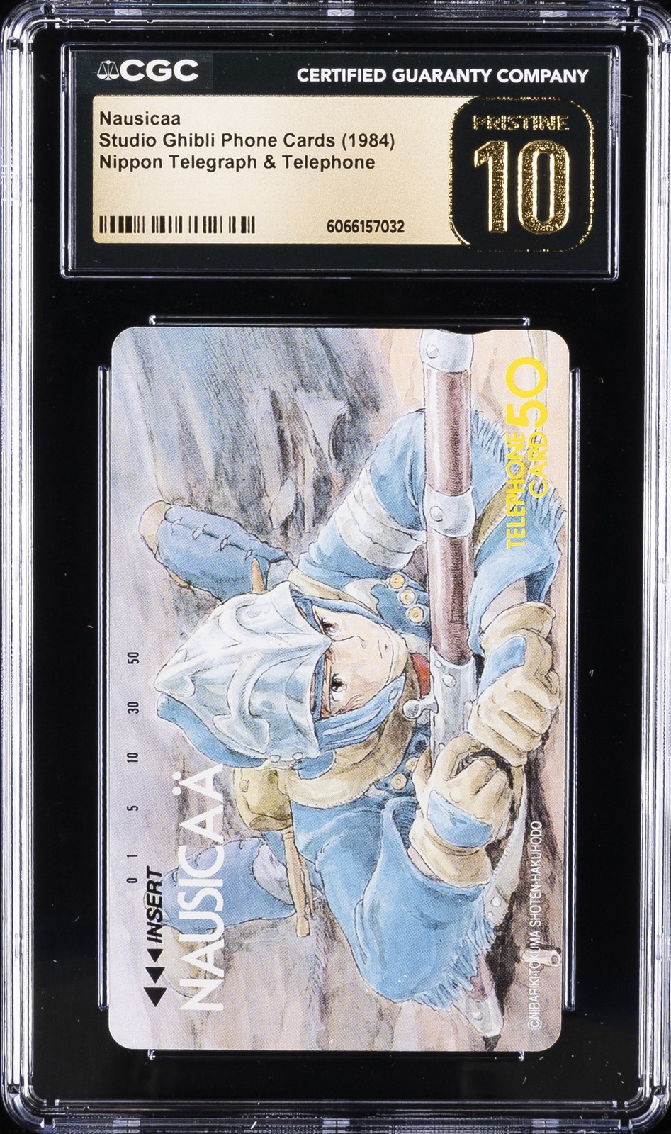 1984 NIPPON TELEGRAPH & PHONE STUDIO GHIBLI PHONE CARDS NAUSICAA CGC 10 PRISTINE 1984 NIPPON TELEGRAPH & PHONE STUDIO GHIBLI PHONE CARDS NAUSICAA CGC 10 PRISTINE