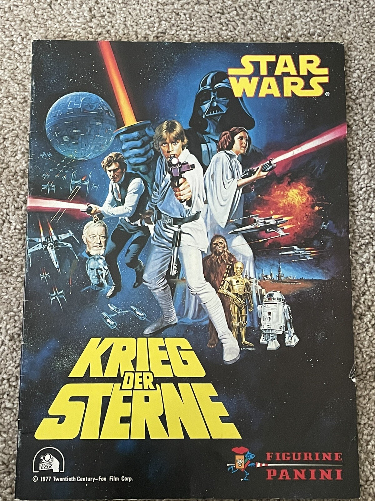 1977 Panini Star Wars 📈 Complete Set - All 256 stickers - unglued + empty album 1977 Panini Star Wars 📈 Complete Set - All 256 stickers - unglued + empty album