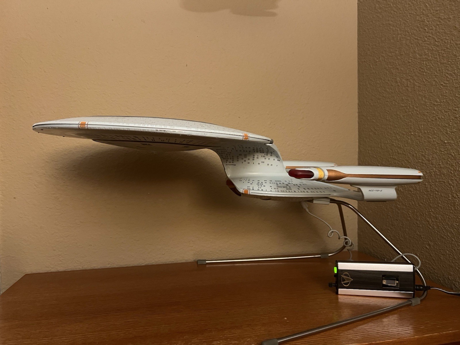 Enterprise, NCC-1701 D, Authorized By Paramount Studios, Made of brass