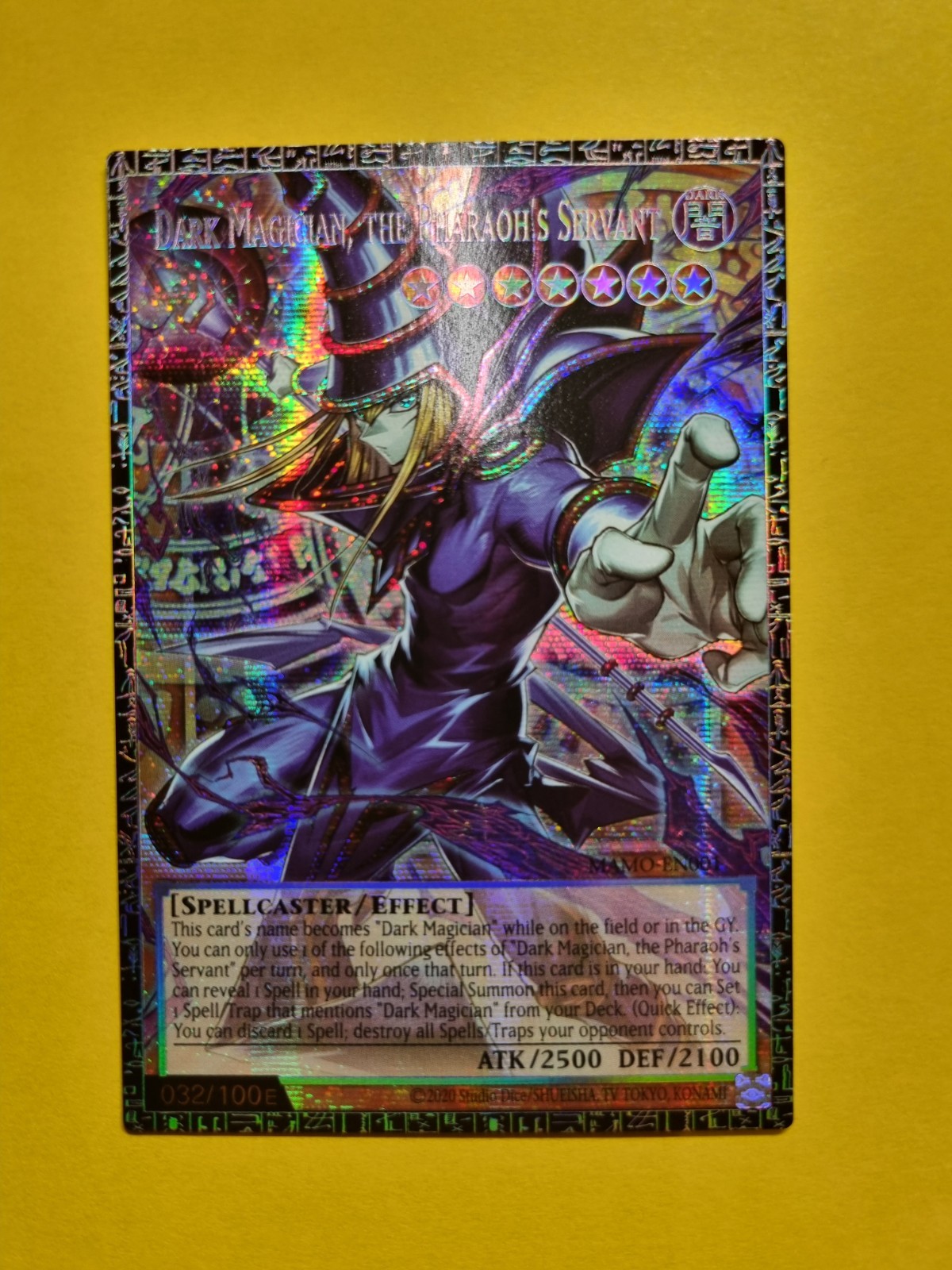 Dark Magician, the Pharaoh's Servant Grand Master 032/100E Dark Magician, the Pharaoh's Servant Grand Master 032/100E