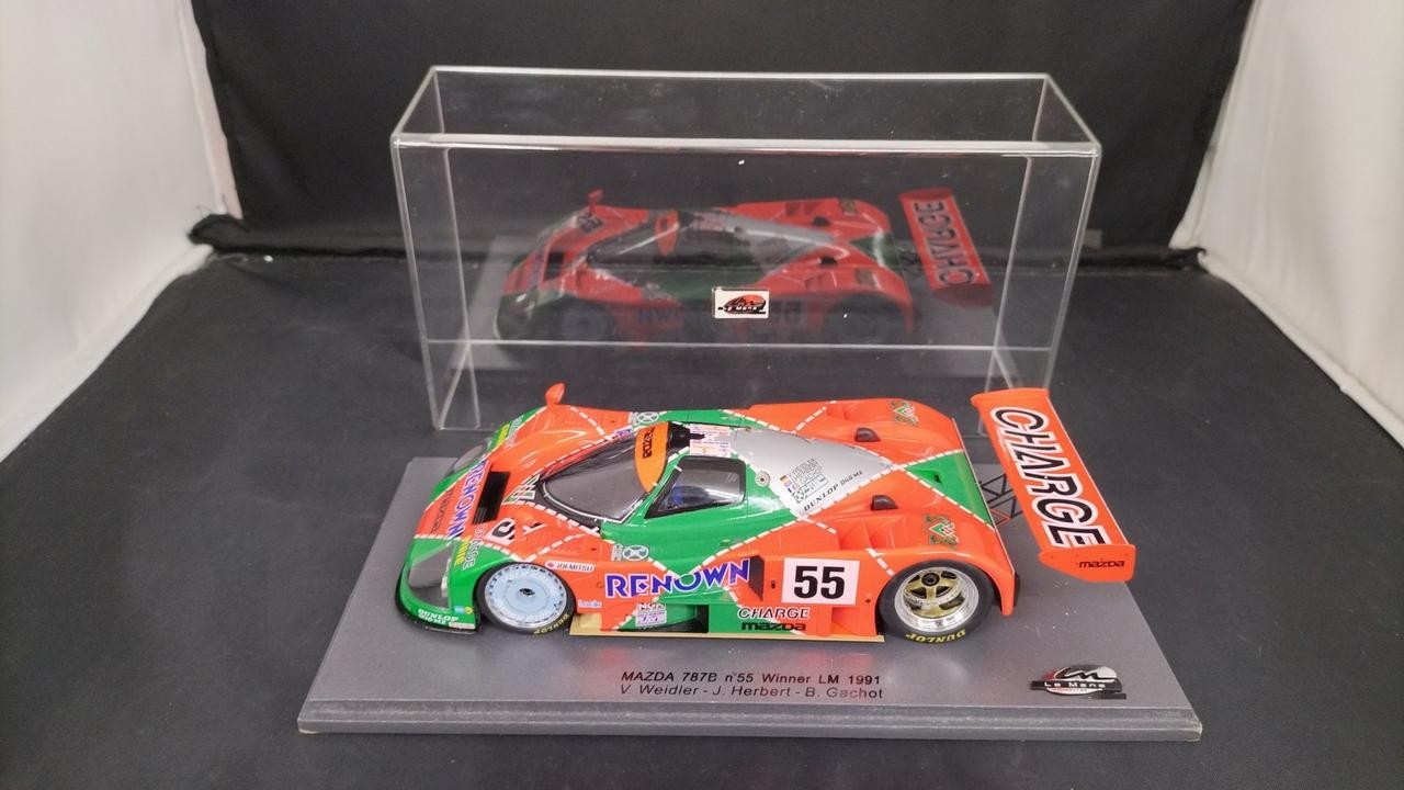 LE MANS MINIATURES No55 Winner 1991 MAZDA 787B Age14+ LE MANS MINIATURES No55 Winner 1991 MAZDA 787B Age14+