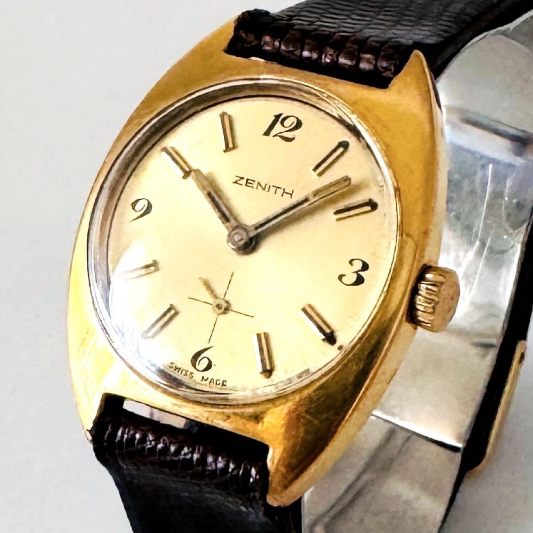 [Luxury watch Zenith] ZENITH 18KGF Manual winding Made in the 1960s