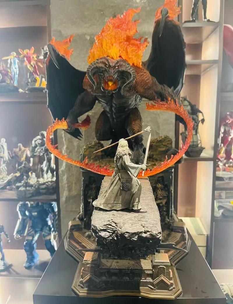 Prime 1 Studio PIS 1/4 Lord Rings Balrog VS Gandalf Large Statue EX Versions Prime 1 Studio PIS 1/4 Lord Rings Balrog VS Gandalf Large Statue EX Versions