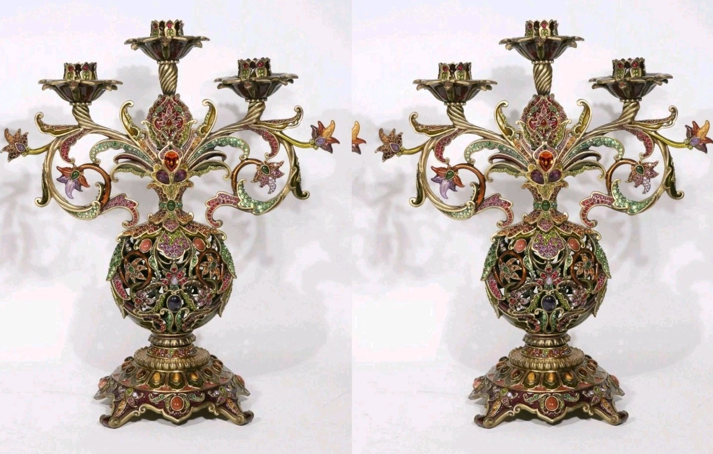 Two Jay Strongwater Marilla Candelabra 14