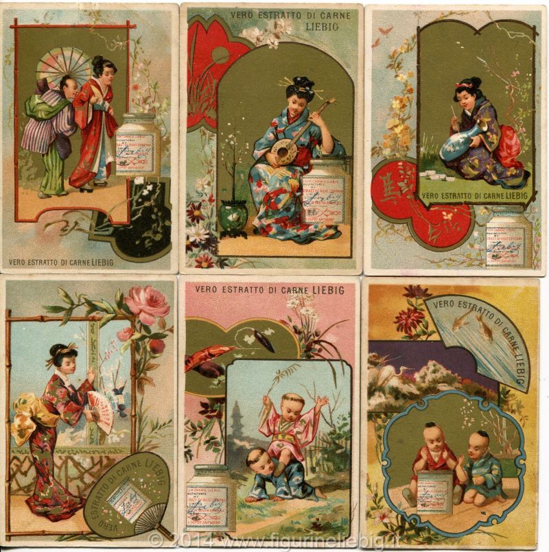 Chromo Liebig Sang. 71 ITA Chinese and Japanese I YEAR 1878/83 Chromo Liebig Sang. 71 ITA Chinese and Japanese I YEAR 1878/83