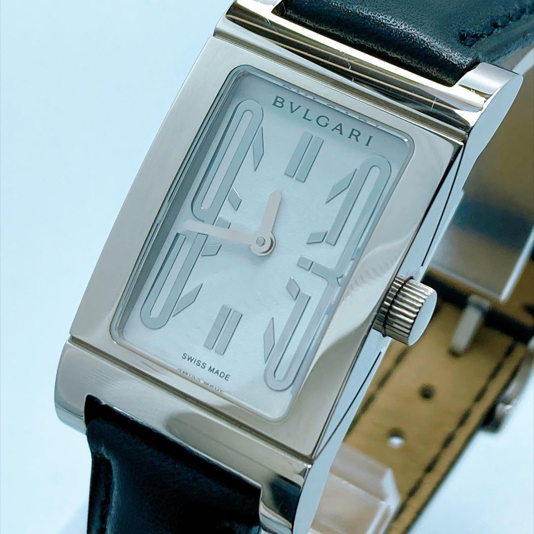 Bulgari Retangolo RT39S Ladies Quartz Watch 32mm Authentic Vintage