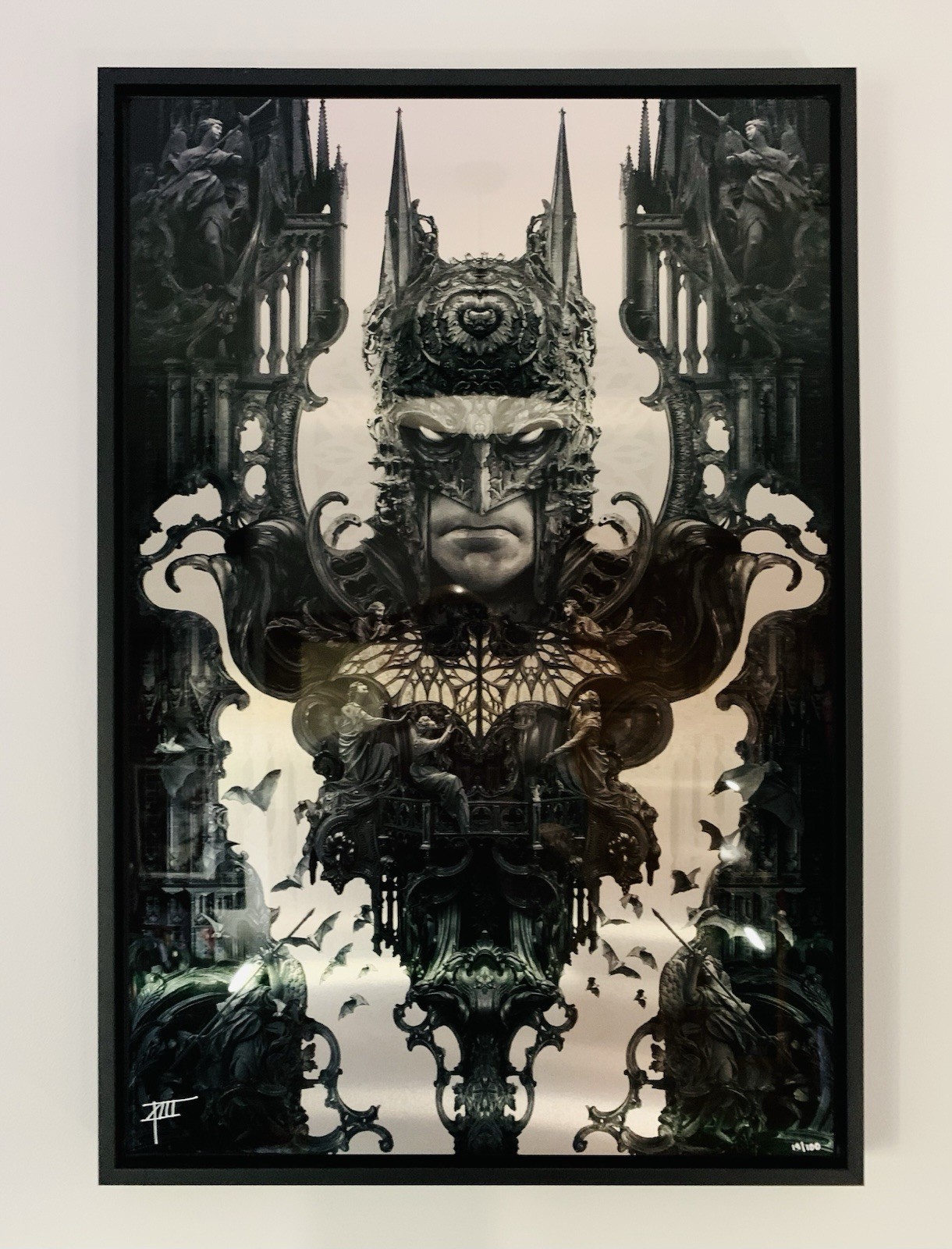 Gotham City's Shadow: Batman Variant - Sideshow Art Print/2023 Con Exclusive