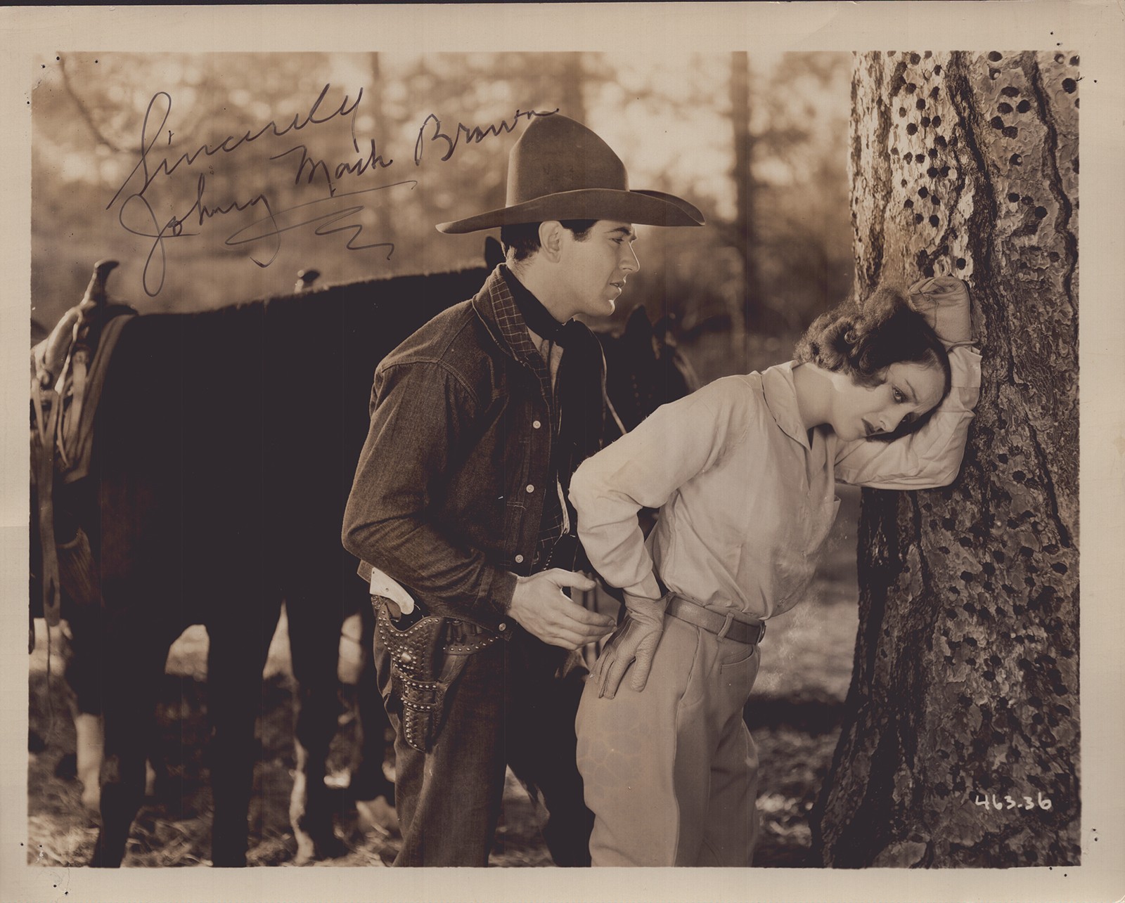 JOHNNY MACK BROWN - AUTOGRAPHED SIGNED PHOTOGRAPH JOHNNY MACK BROWN - AUTOGRAPHED SIGNED PHOTOGRAPH