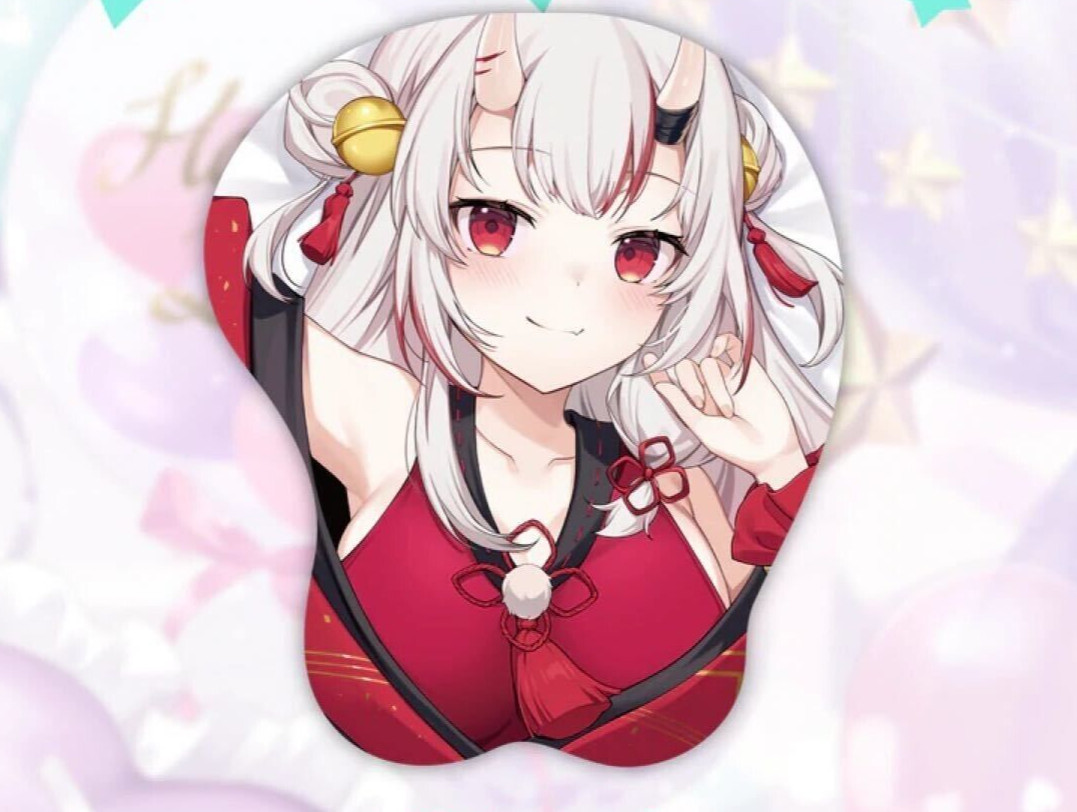 Hololive Nakiri Ayame mouse pad 2021 H260 x W220mm Japanese genuine New Ikomochi Hololive Nakiri Ayame mouse pad 2021 H260 x W220mm Japanese genuine New Ikomochi