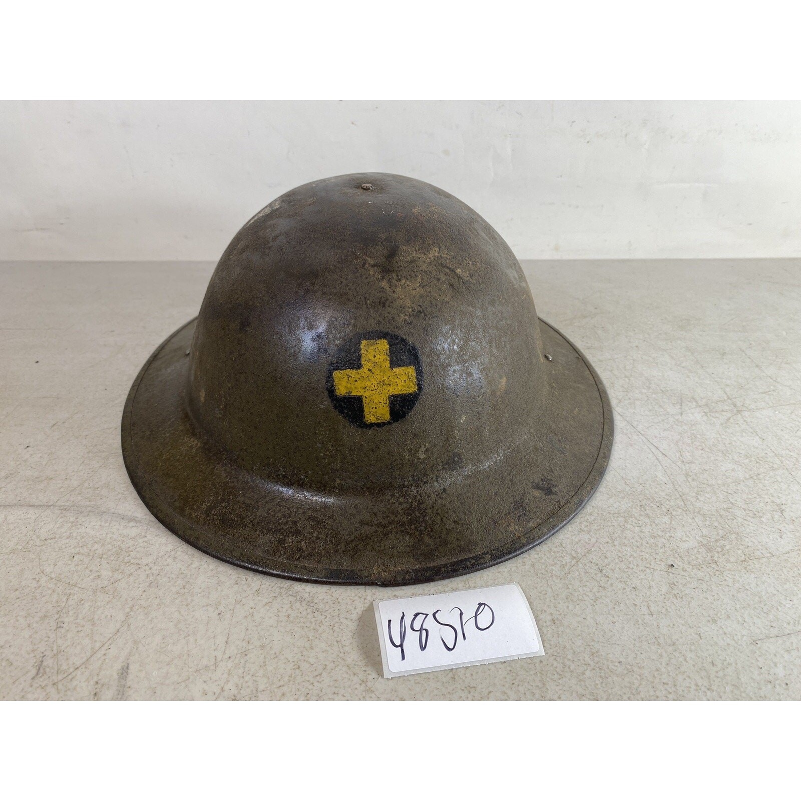 rare WW1 Doughboy Helmet 33rd Division 122 Field Artillery ON 765 VGT Corp 48S10 rare WW1 Doughboy Helmet 33rd Division 122 Field Artillery ON 765 VGT Corp 48S10