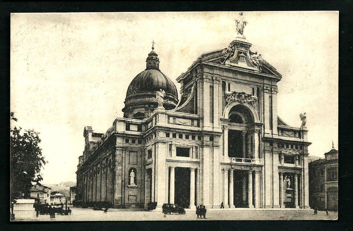 Basilica of Santa Maria degli Angeli (Assisi / Perugia) - postcard vgt. 1930 Basilica of Santa Maria degli Angeli (Assisi / Perugia) - postcard vgt. 1930