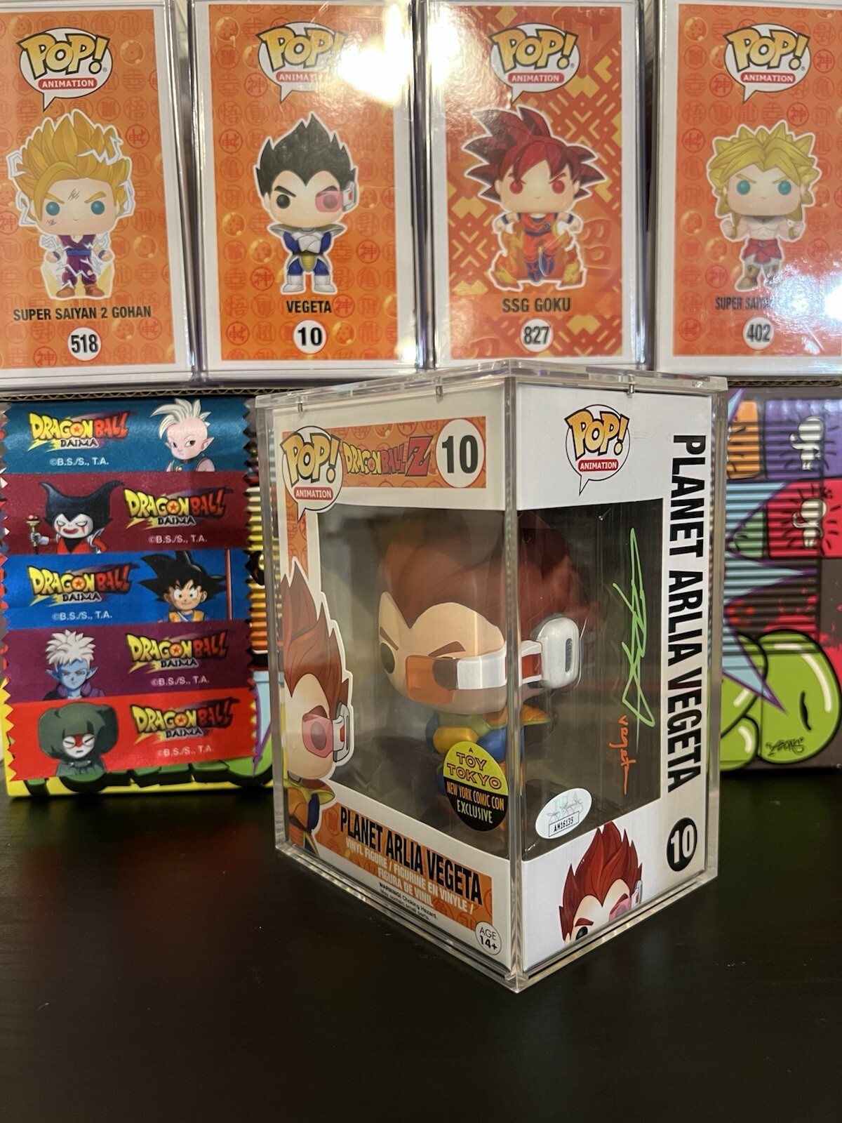 Funko Pop Planet Arlia Vegeta 10 Dragon Ball Z New York Comic Con Toy Tokyo NYCC Funko Pop Planet Arlia Vegeta 10 Dragon Ball Z New York Comic Con Toy Tokyo NYCC