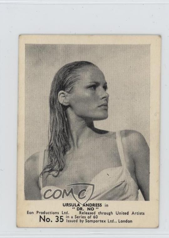 1964-65 Somportex James Bond 007 Ursula Andress #35 11bd 1964-65 Somportex James Bond 007 Ursula Andress #35 11bd
