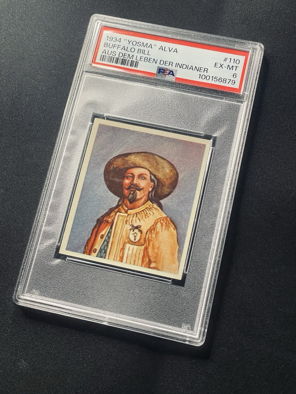1934 Yosma #110 Buffalo Bill William Cody PSA 6 EX-MT