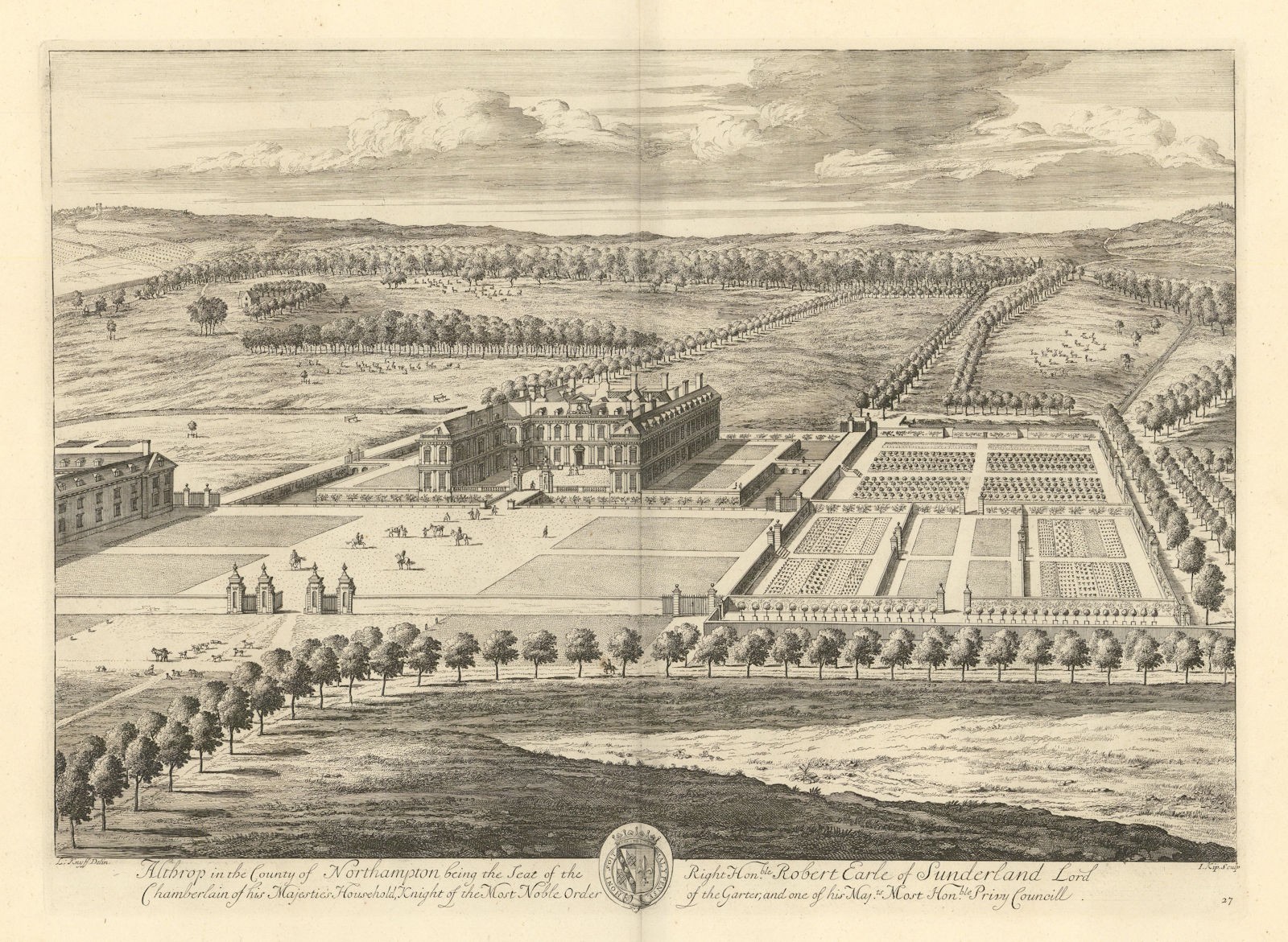 Althorp House & Estate by Kip/Knyff. 