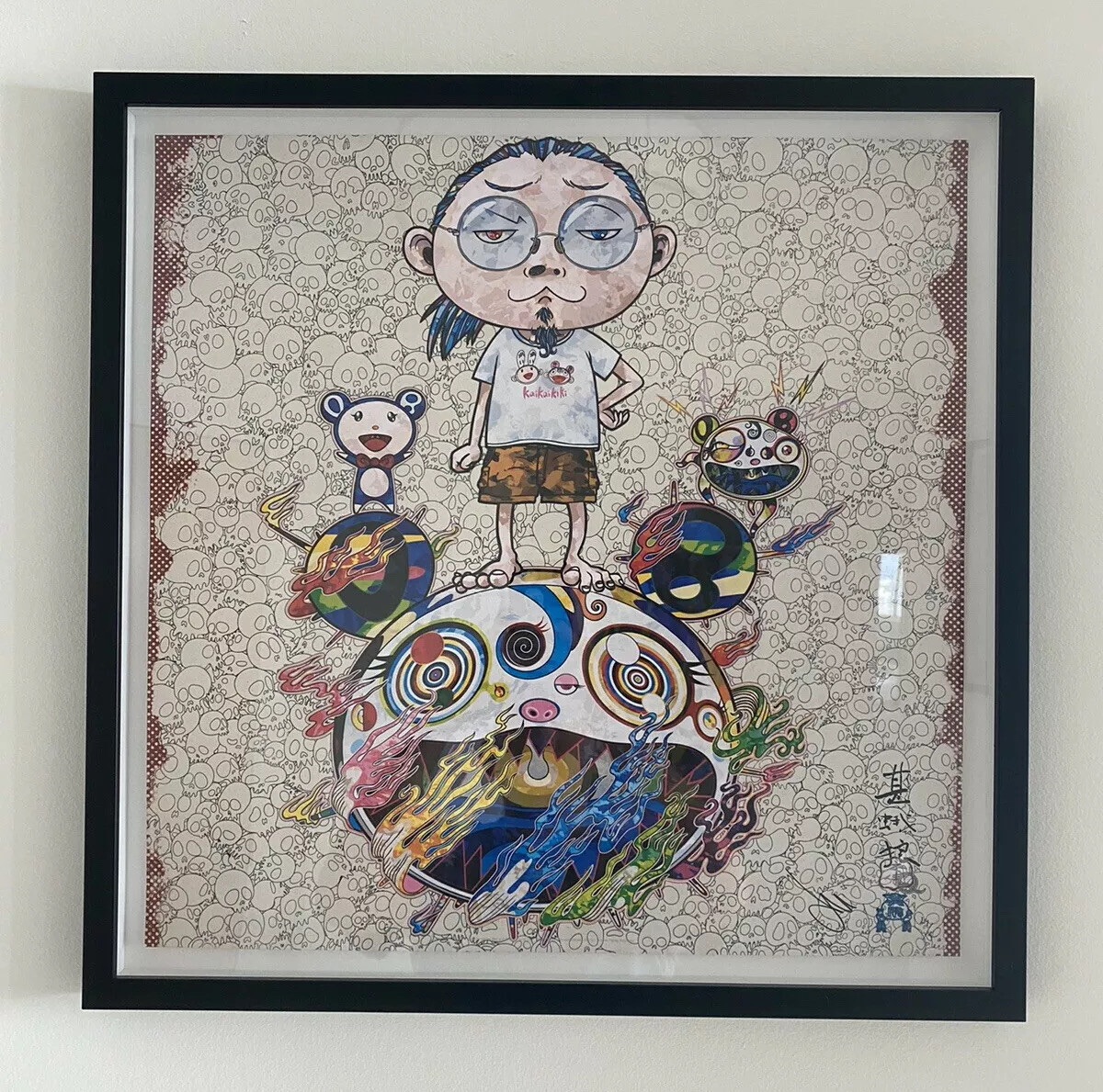 Takashi Murakami “Obliterate The Self And Even A Fire Is Cool” LE Print Takashi Murakami “Obliterate The Self And Even A Fire Is Cool” LE Print