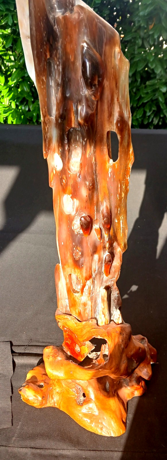 77cm petrified tree bark Indonesia petrified wood giant natural sculpture 77cm petrified tree bark Indonesia petrified wood giant natural sculpture