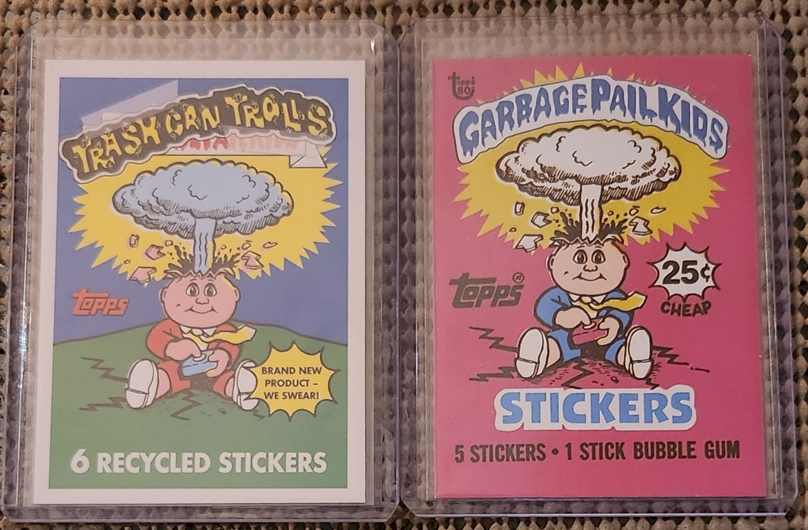 ADAM BOMB LOT: Topps 80th / GPK We Hate the 90s Wax Parody Sticker SP CHASE