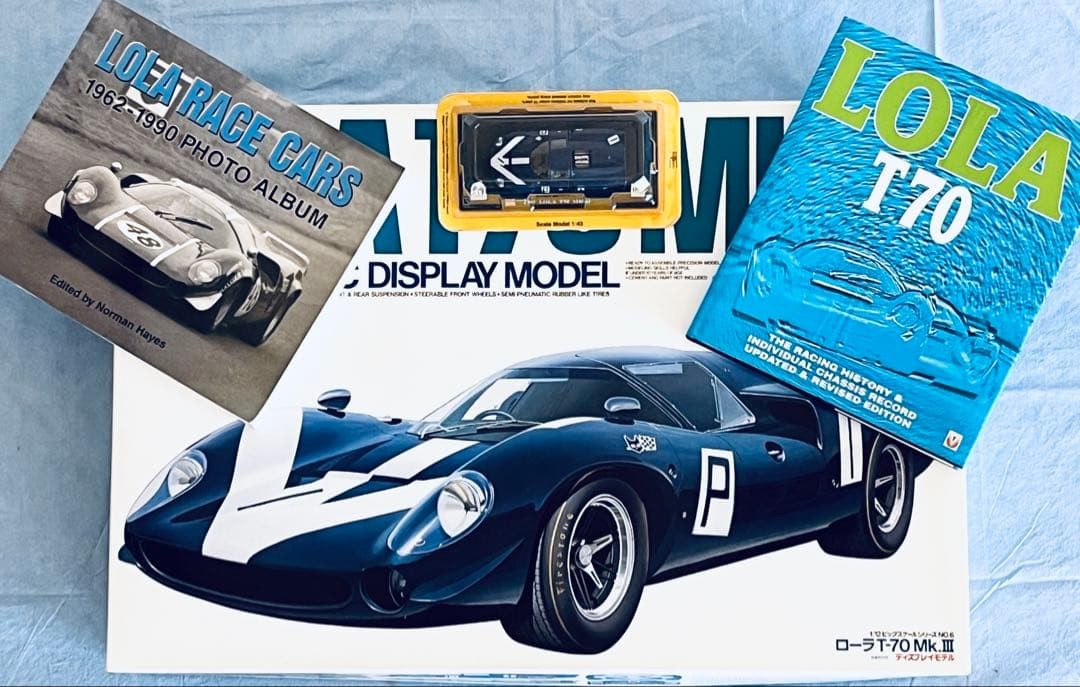 TAMIYA 1/12 Lola T-70 Mk.III plastic model with bonus TAMIYA 1/12 Lola T-70 Mk.III plastic model with bonus