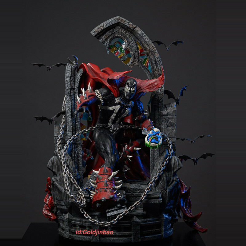 1/4 Scale Spawn Resin Model Painted Statue MAC Studio In Stock Throne 1/4 Scale Spawn Resin Model Painted Statue MAC Studio In Stock Throne