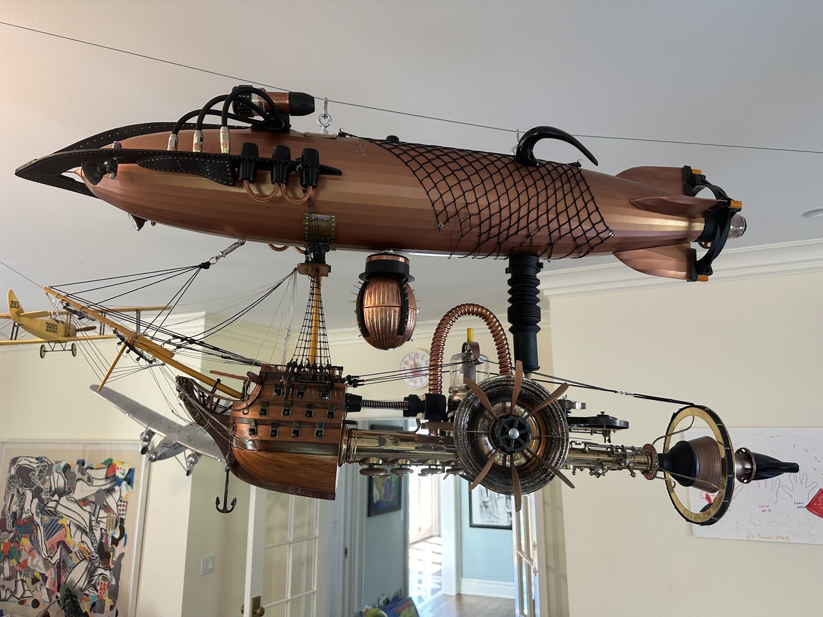 Steampunk Airship- one of a kind