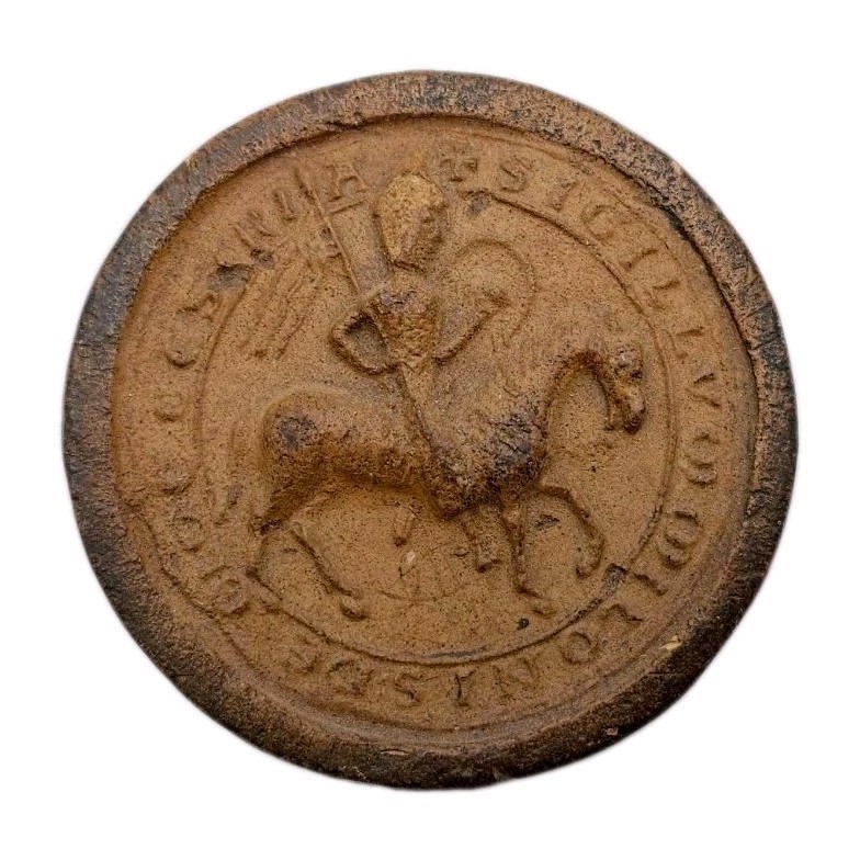 Georgian Equestrian Royal Wax Seal Matrix Impression Miles Milo of Gloucester UK Georgian Equestrian Royal Wax Seal Matrix Impression Miles Milo of Gloucester UK