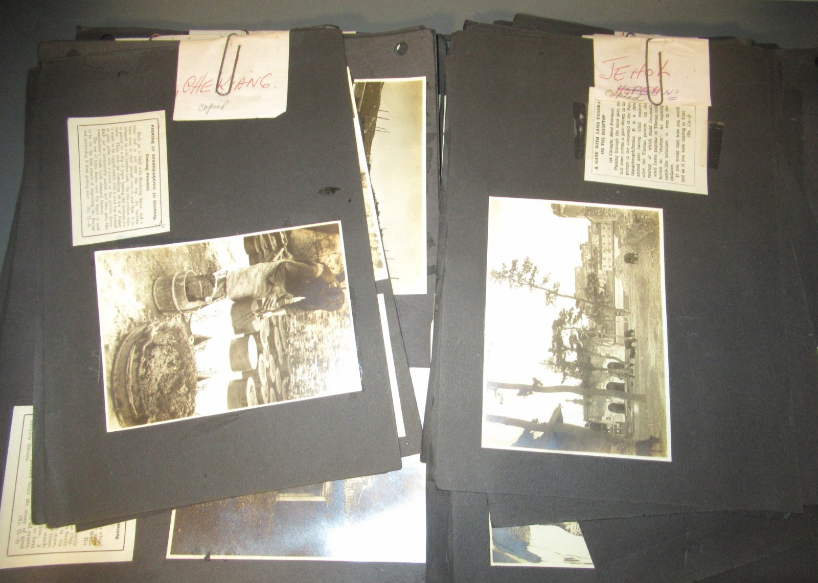 1920s Chinese Album Pages 270+ Photos w Captions Peking Manchuria Mongolia Tibet 1920s Chinese Album Pages 270+ Photos w Captions Peking Manchuria Mongolia Tibet