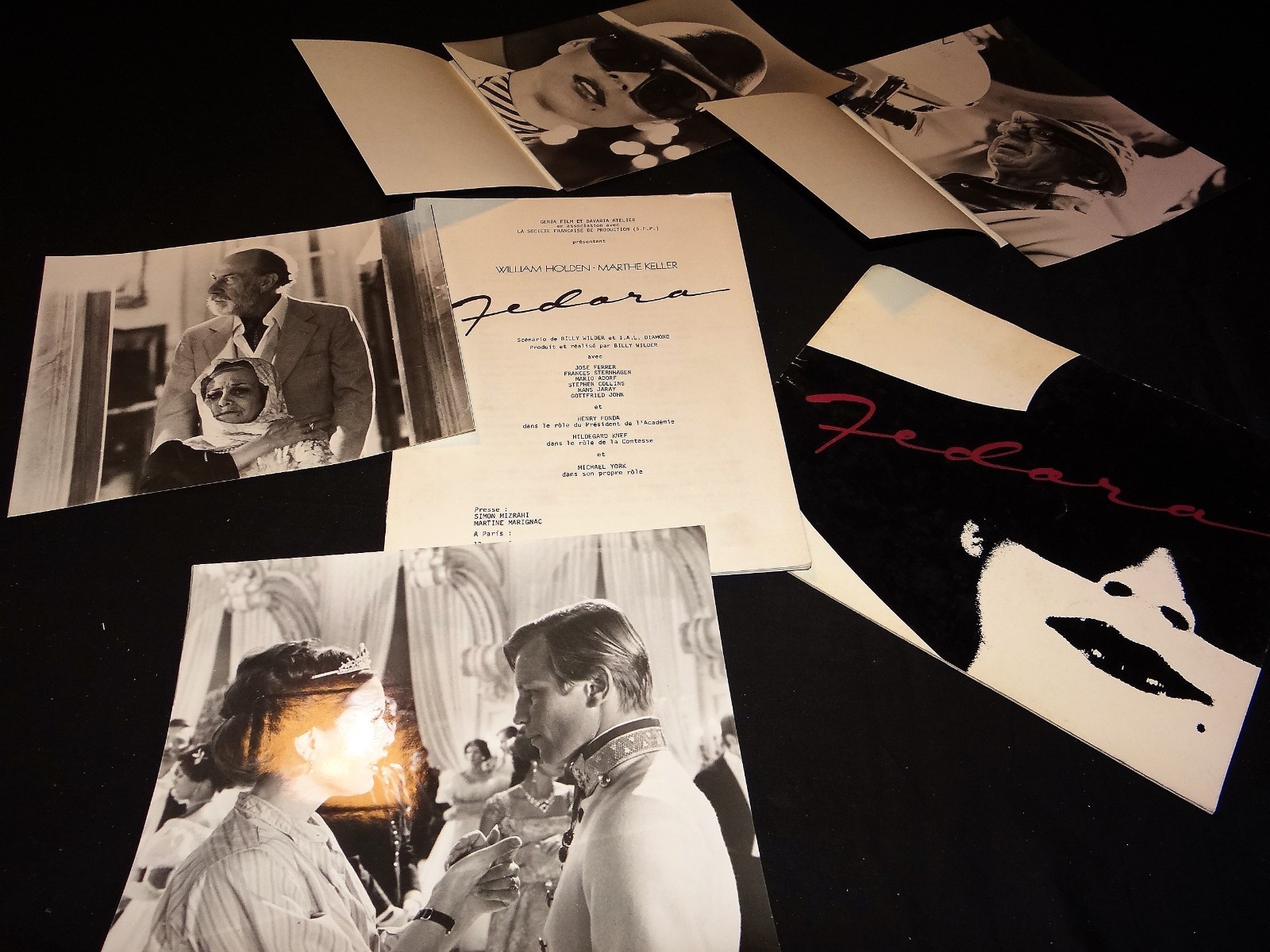 FEDORA Billy Wilder 1977 Film Press Kit + Michael York Photos FEDORA Billy Wilder 1977 Film Press Kit + Michael York Photos
